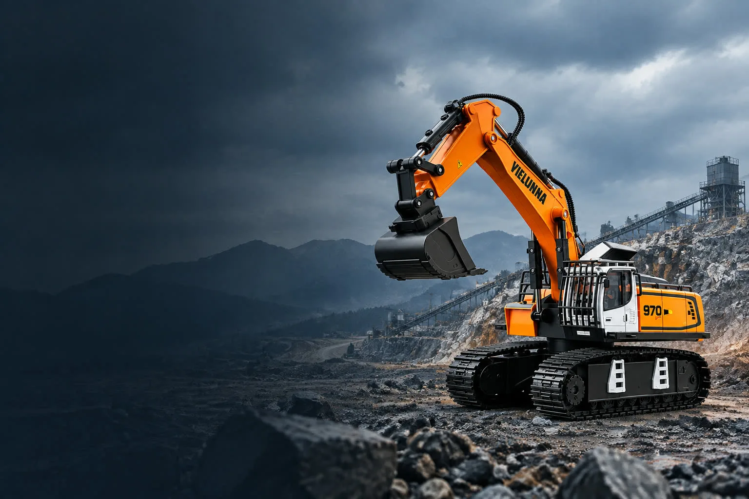 RC Alloy Excavator