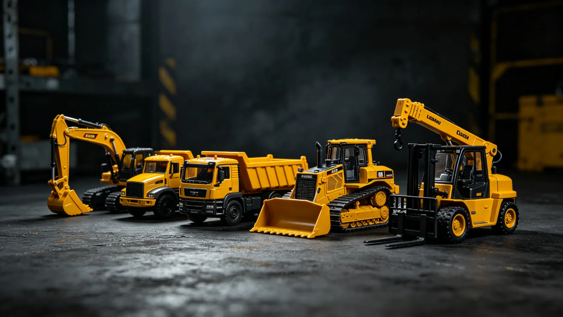 RC Construction Vehicle Fleet