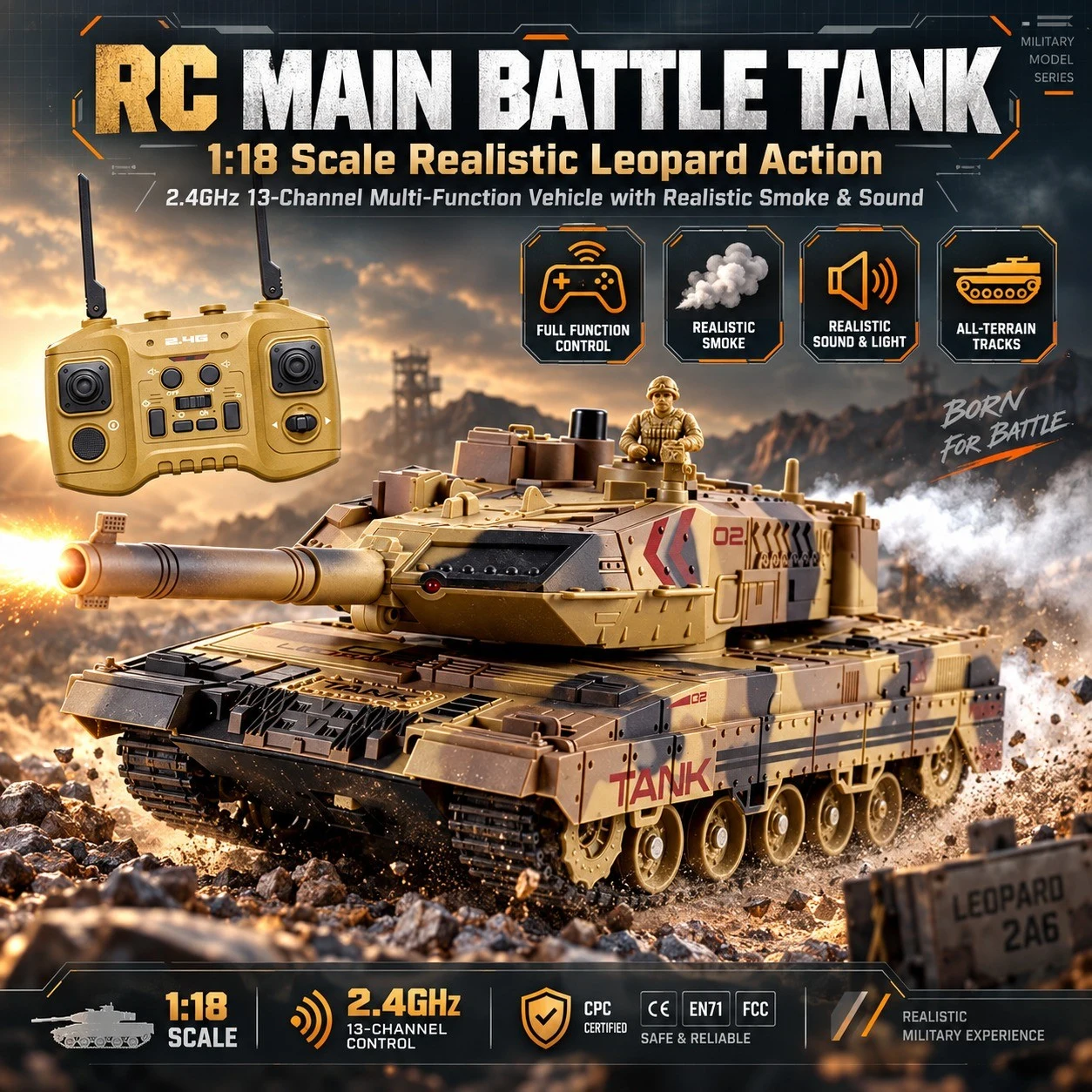 TCS11 Mist & Water-Bead RC Tank